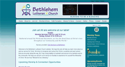 Desktop Screenshot of bethlehem-lutheran.net